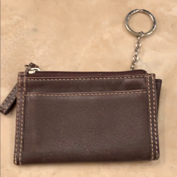 Coach Accessories Coach Leather Small Card And Key Holder Poshmark
